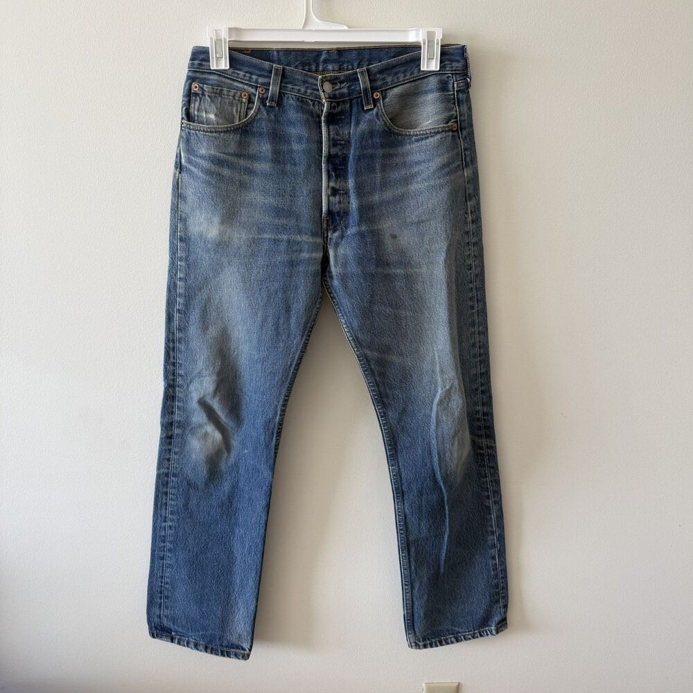 Vintage 90s Levi's 501 XX Jeans Men 34x34 Made in USA 1998 501-0000 STF 1998